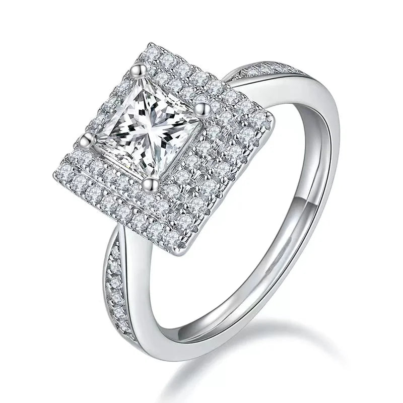 1ct Moissanite Diamond Engagement Rings