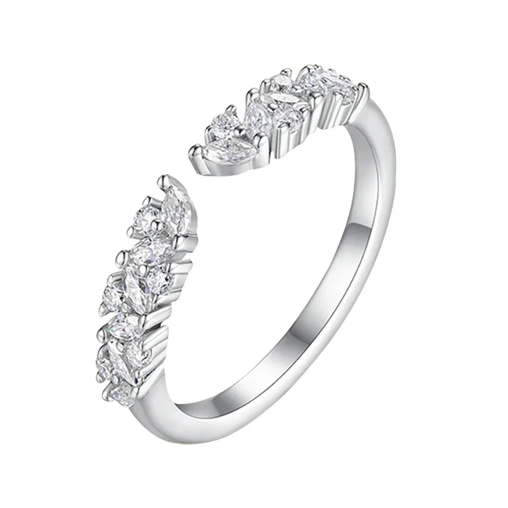 3ct Marquise D Color Moissanite Rings Set for Women Wedding Bridal 100% S925 Sterling Silver Eternity Rings Plated 18K