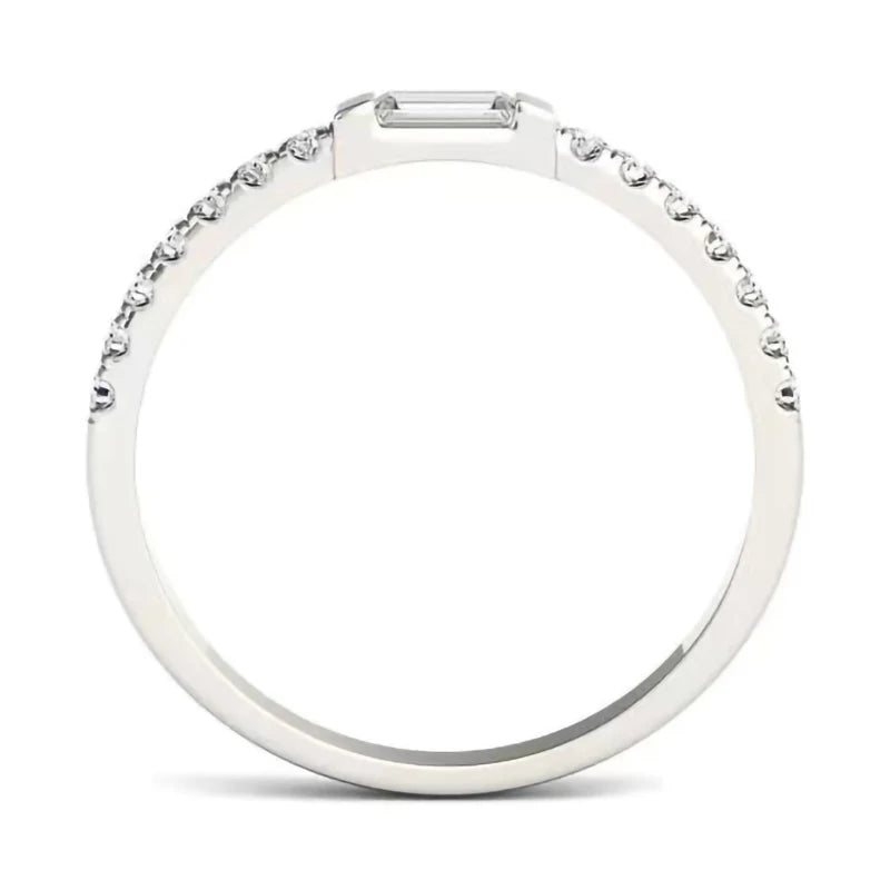 0.36ct Moissanite Wedding Band