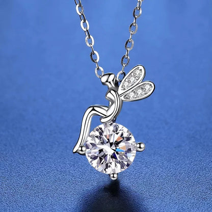 1ct  Moissanite Necklace