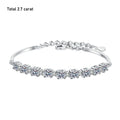 Moissanite Bracelets D Color Total 2.7 Carat For Women High Quality 925 Sterling Silver Girls Luxury Quality Jewelry Gift