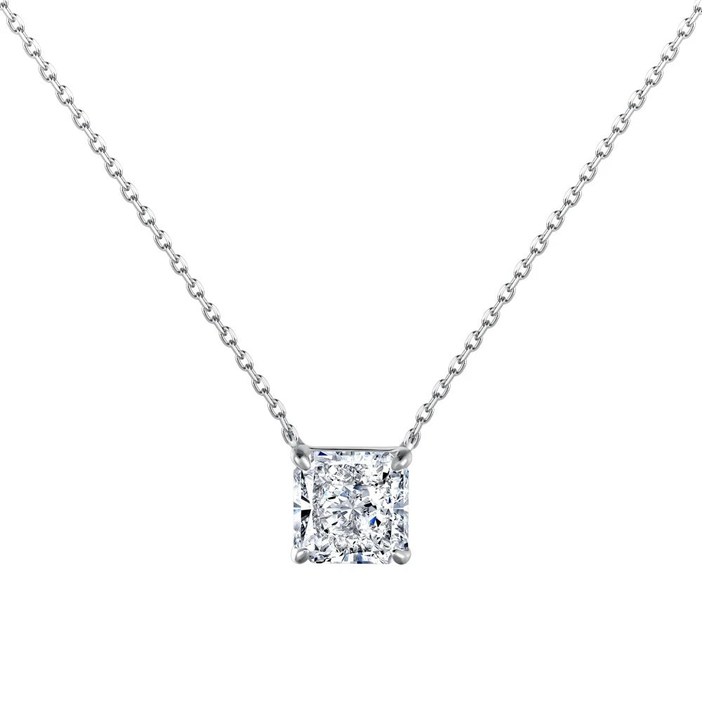 Moissanite Sparkling Cocktail Pendant Necklace