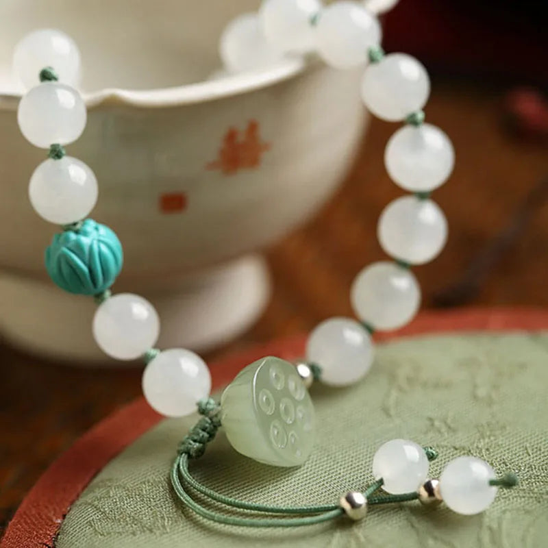 Natural Hetian Jade Bracelet