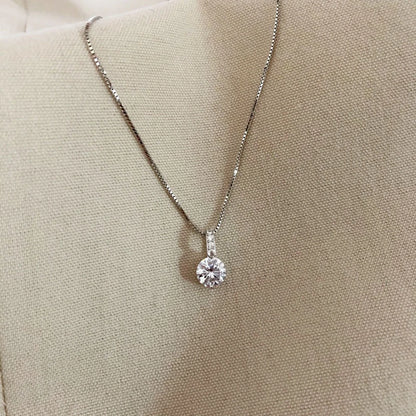 Moissanite Vintage Pendant Necklace