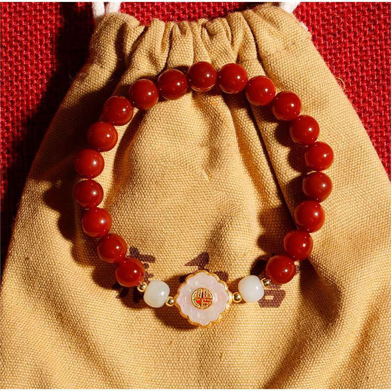 Red Agate Bracelets