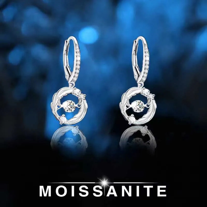 0.3ct Moissanite Drop Earrings