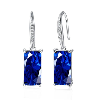 Moissanite Sparkling Drop Earrings