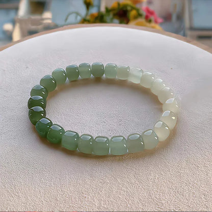 Natural Sunny Water Gradient Hetian Jade Bracelet