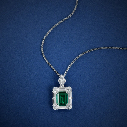 Pendant Necklace Moissanite