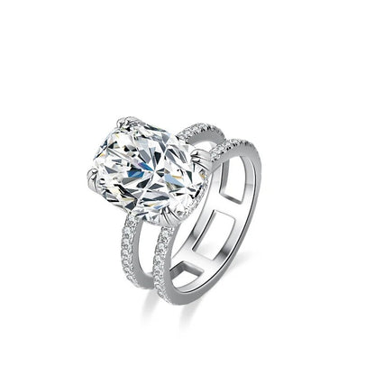 5 Carat Moissanite Engagement Rings