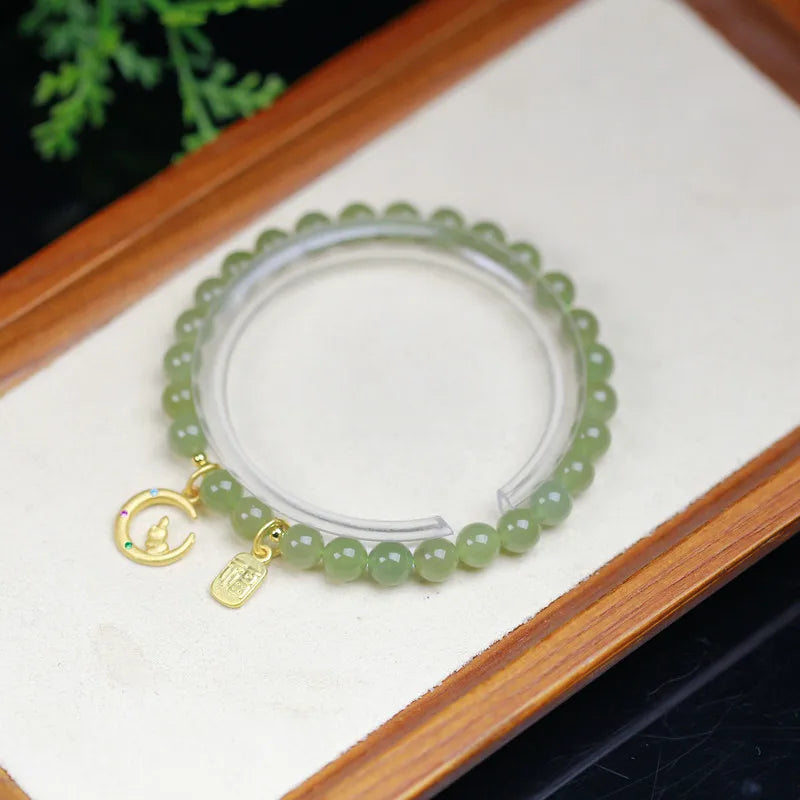 Natural Hetian Jade Bracelet