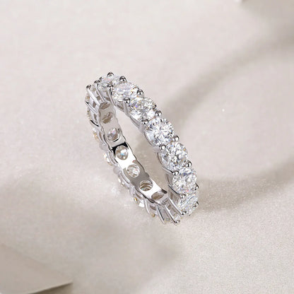 Moissanite Eternity Ring Wedding Band