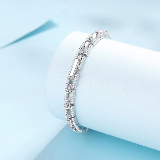 Moissanite Brilliant Bracelet