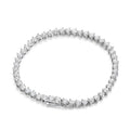 Tennis Bracelet 3 Claw Moissanite 3mm GRA Certified Diamond Bracelet Chain s925 Sterling Silver Bracelets for Women Man