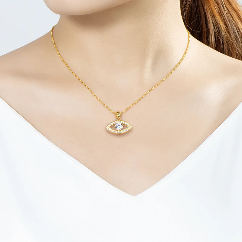 Pendant Necklace1.0ct Moissanite