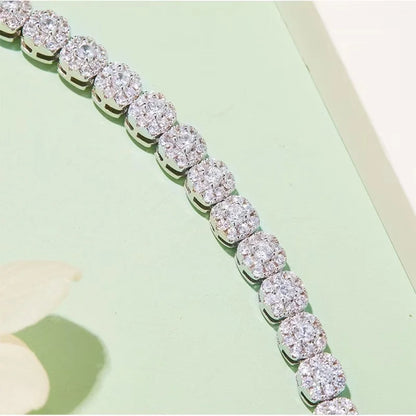 Moissanite Tennis Chain Bracelet 3.5ct