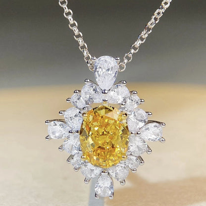 Pendant Necklace Moissanite