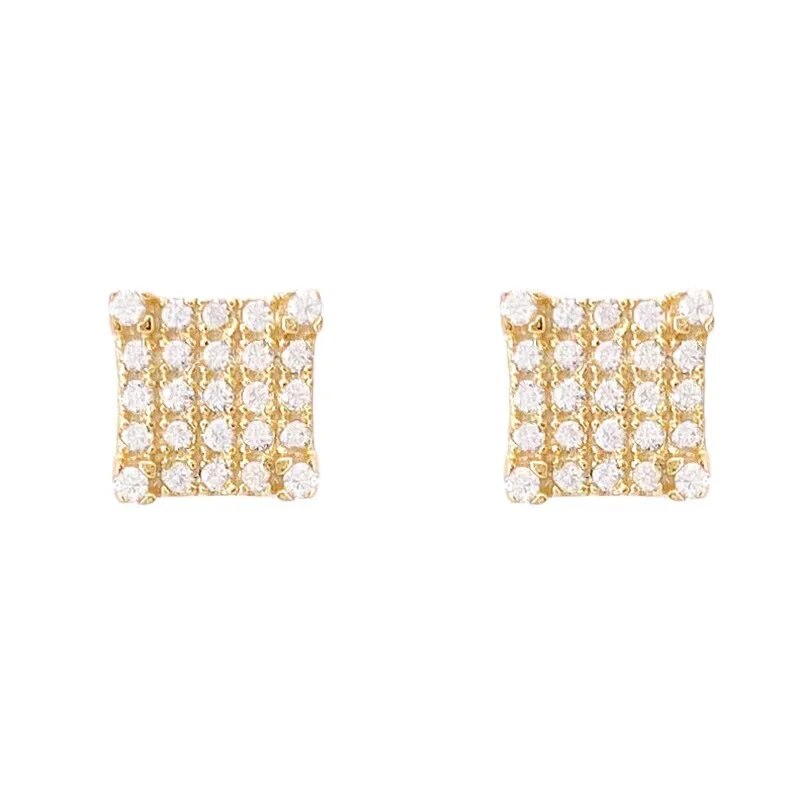 Moissanite Stud Earrings Ear Studs Gift