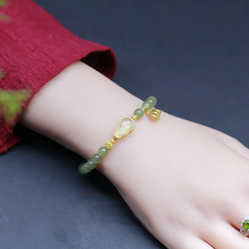 Natural Hotan Jade Bracelet