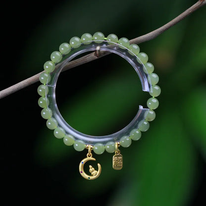 Natural Hetian Jade Bracelet