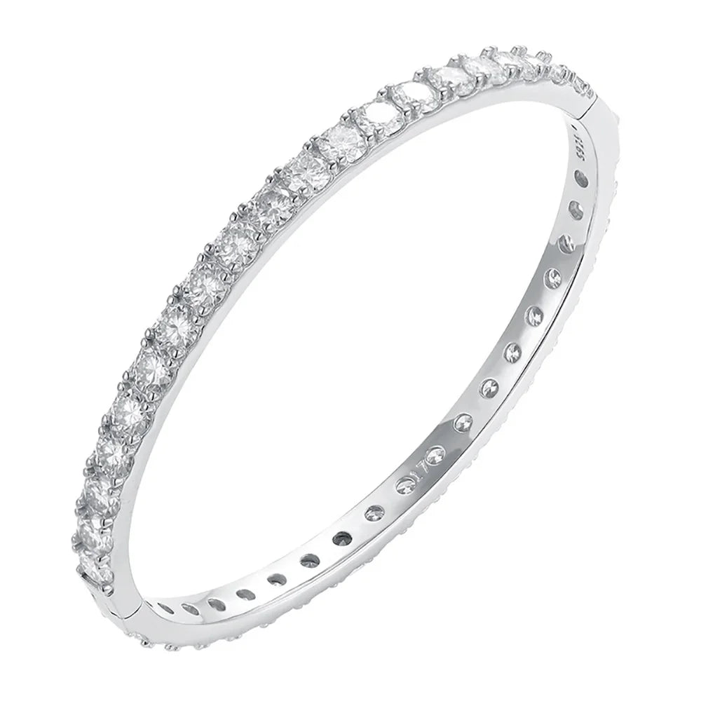 Full Moissanite Adjustable Bracelet For Women