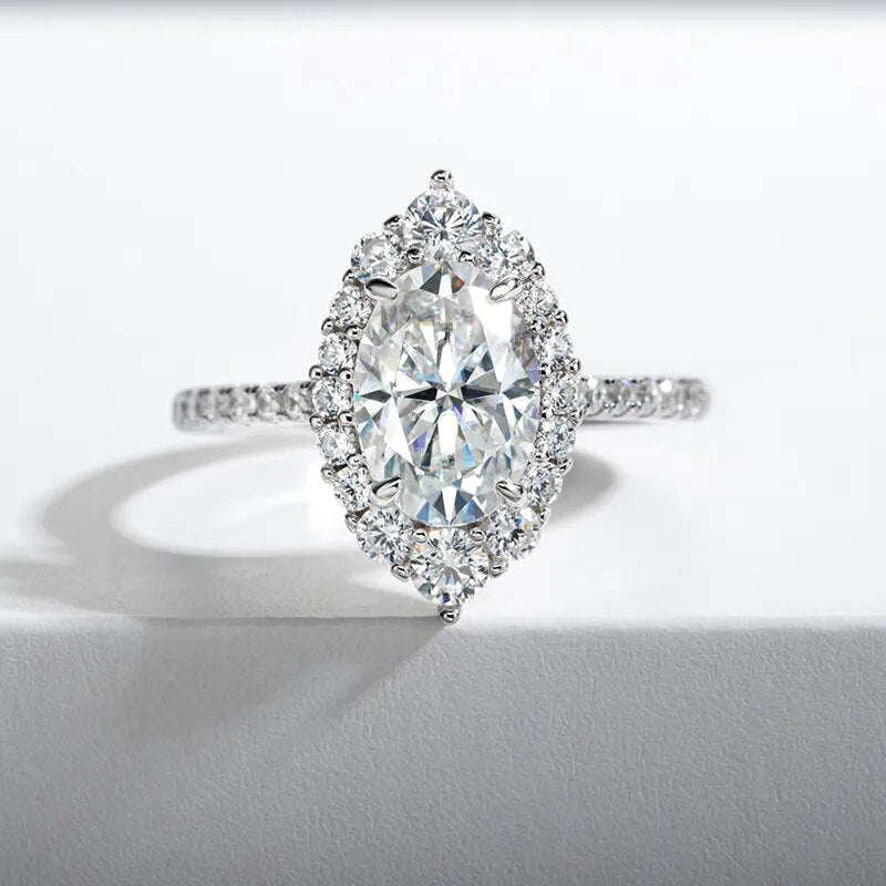 2.5 Carat Moissanite Engagement Rings