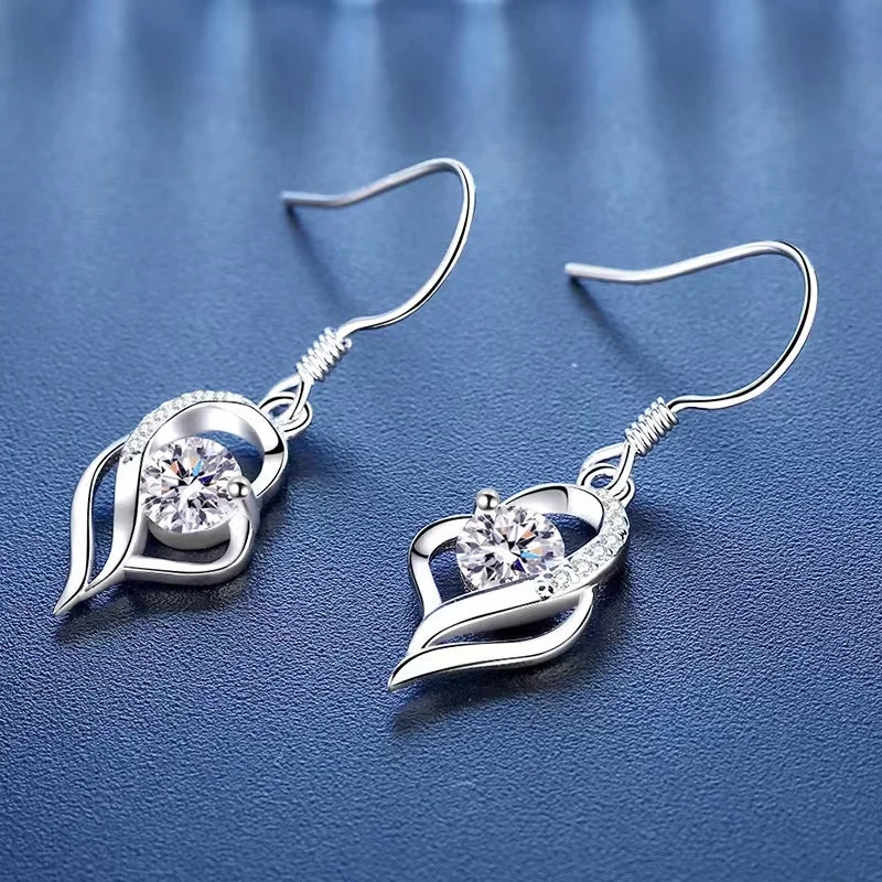 0.5ct Moissanite Drop Earrings