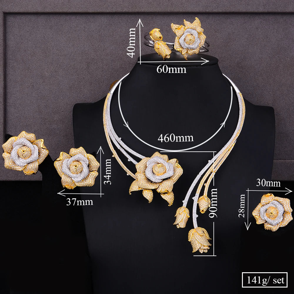 Jewelry Set for Bridal Wedding Party Show