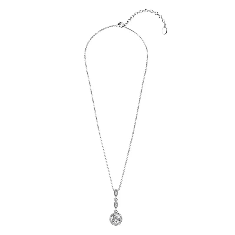 1ct Moissanite Pendant Necklace