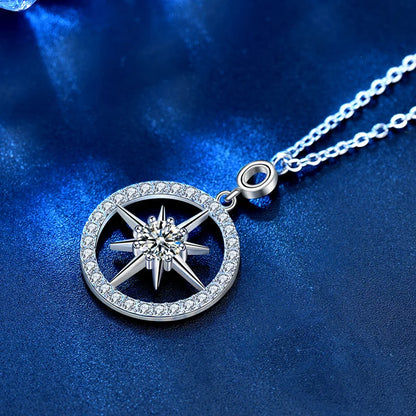 0.5CT Star Moissanite Pendant Necklace