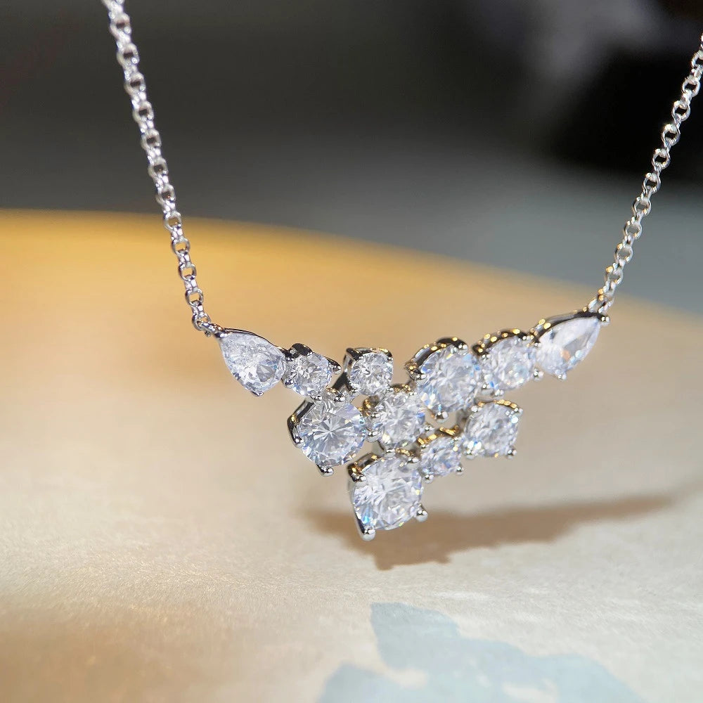 Pendant Necklace Moissanite