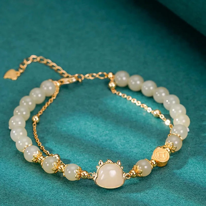 Natural Hotan Jade Bracelet