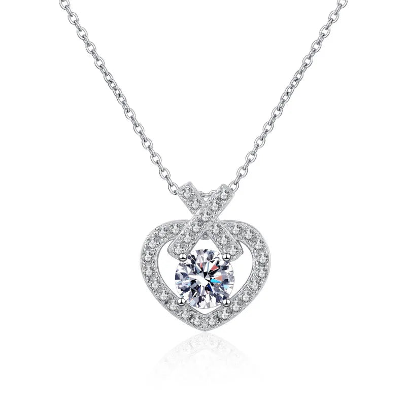 Moissanite Diamond Pendants Necklace