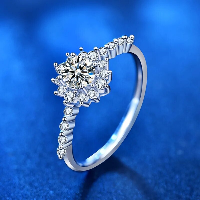 0.5 Carat Moissanite Ring