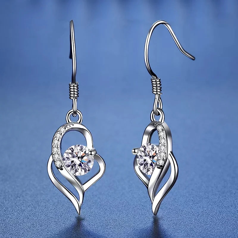 0.5ct Moissanite Drop Earrings