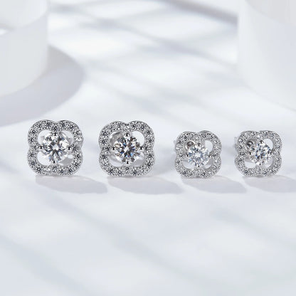 Moissanite Diamond Stud Earrings