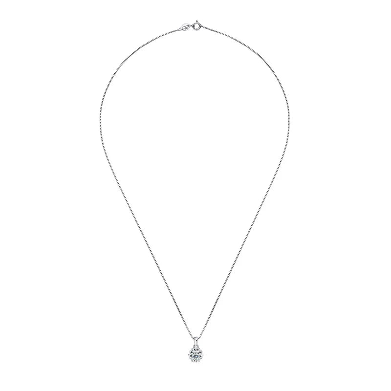 1CT Moissanite Snowflake Necklace