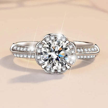 Moissanite 1 Ct Prong Setting Wedding Bands