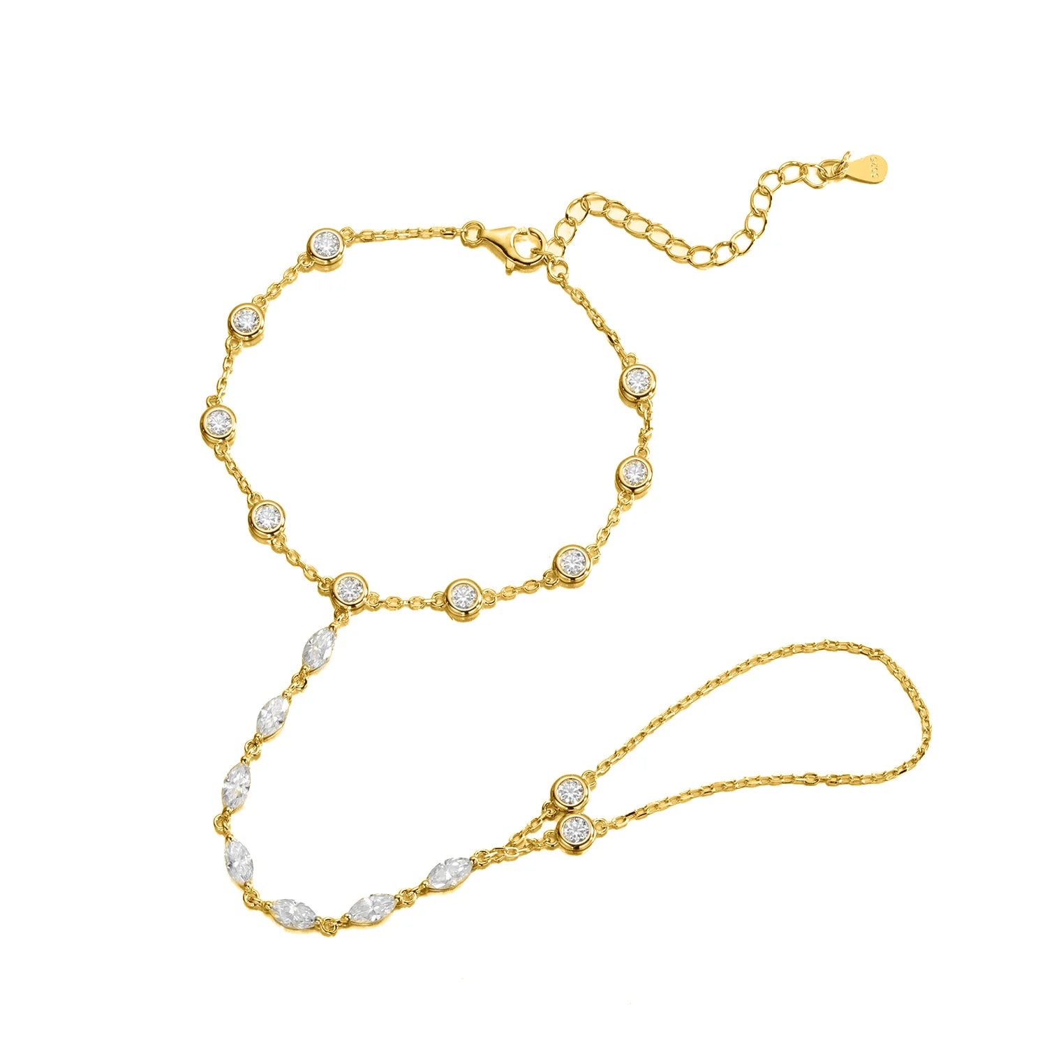 3.2ct Moissanite Bubble Bracelet | D VVS1 S925 Silver