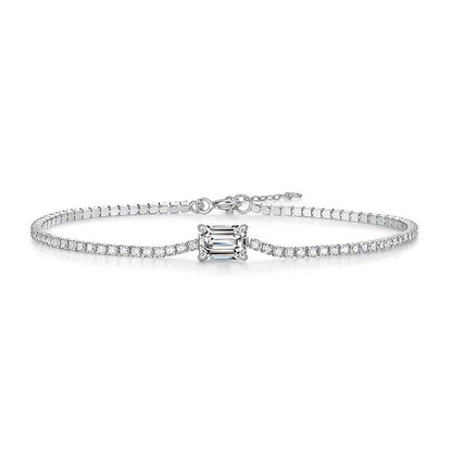 1ct Moissanite Diamond Charm Bracelets