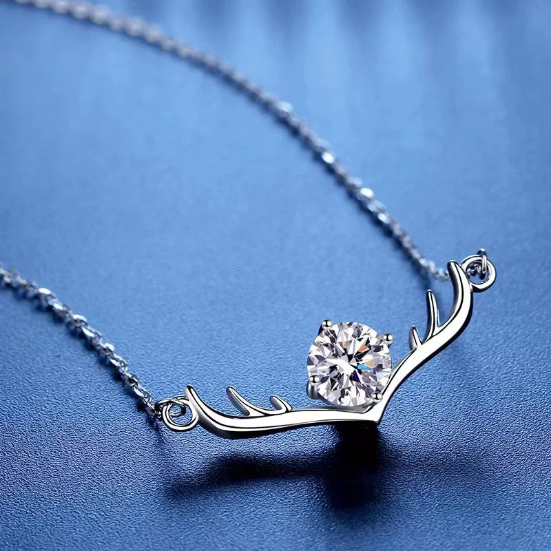 Moissanite Diamond Pendant Necklaces