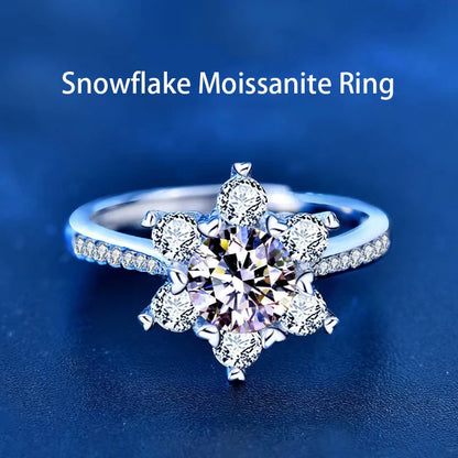 1ct Moissanite Diamond Engagement Ring