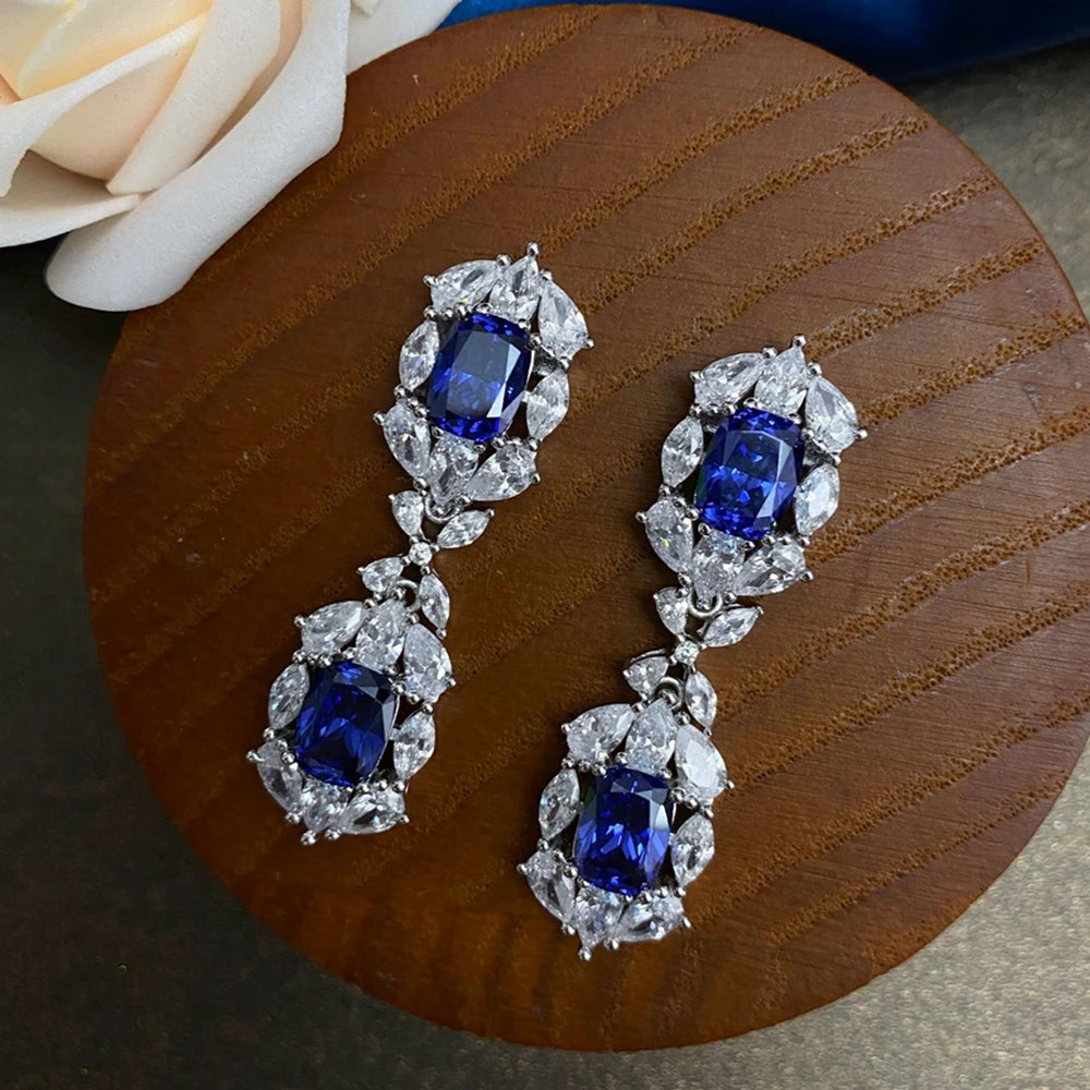 Drop Earrings Moissanite