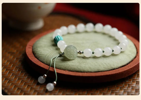 Natural Hetian Jade Bracelet