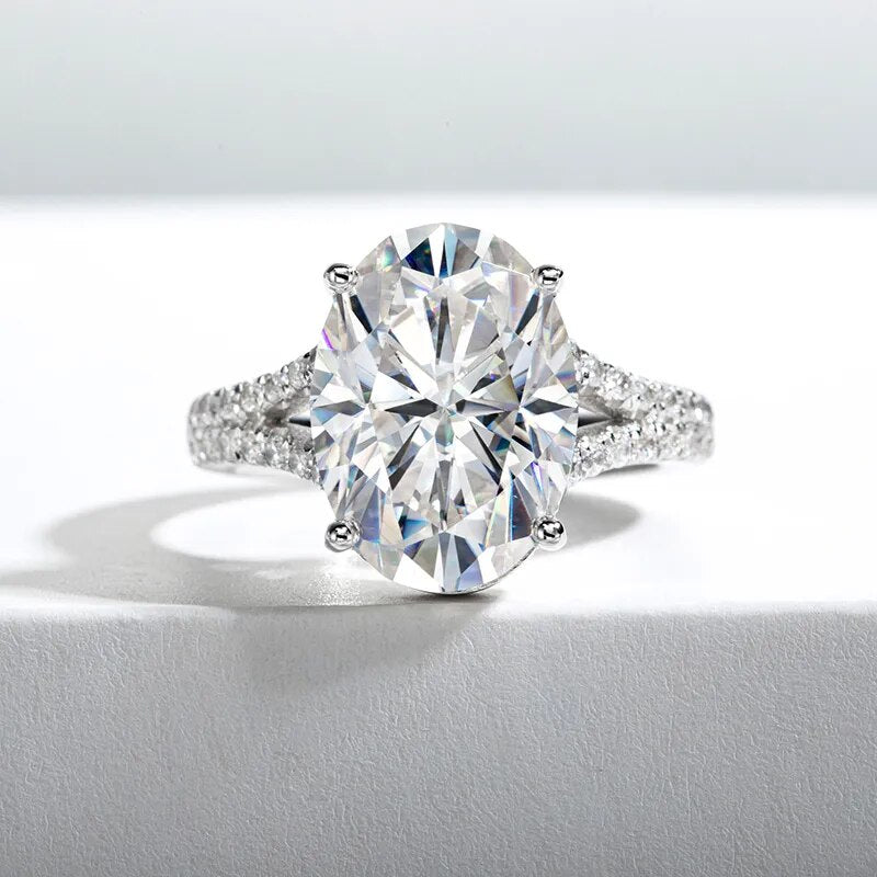 8 Ct Moissanite Diamond Engagement Ring