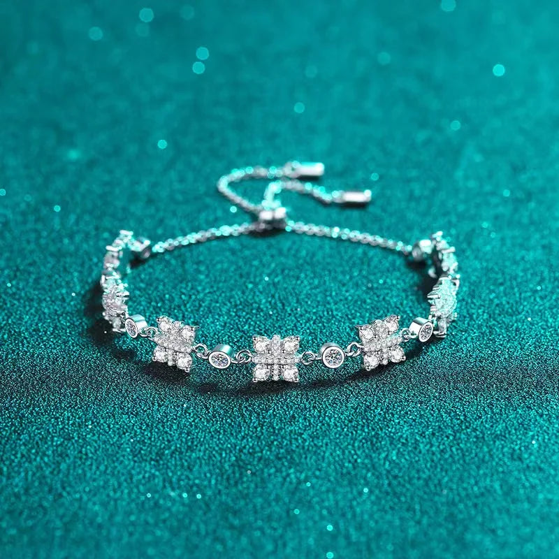 2.16ct Moissanite Diamond Bracelets Bangle