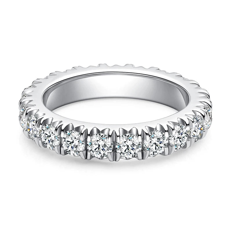 Moissanite Eternity Ring Wedding Band