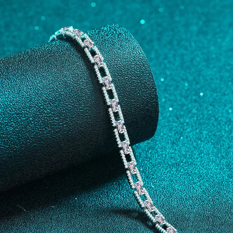 Moissanite Diamond Bracelet Bangle