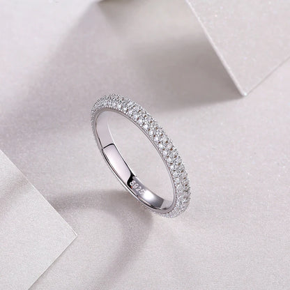 Moissanite Eternity Ring Wedding Band