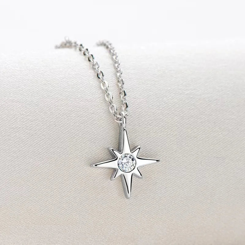 Moissanite Star Necklace